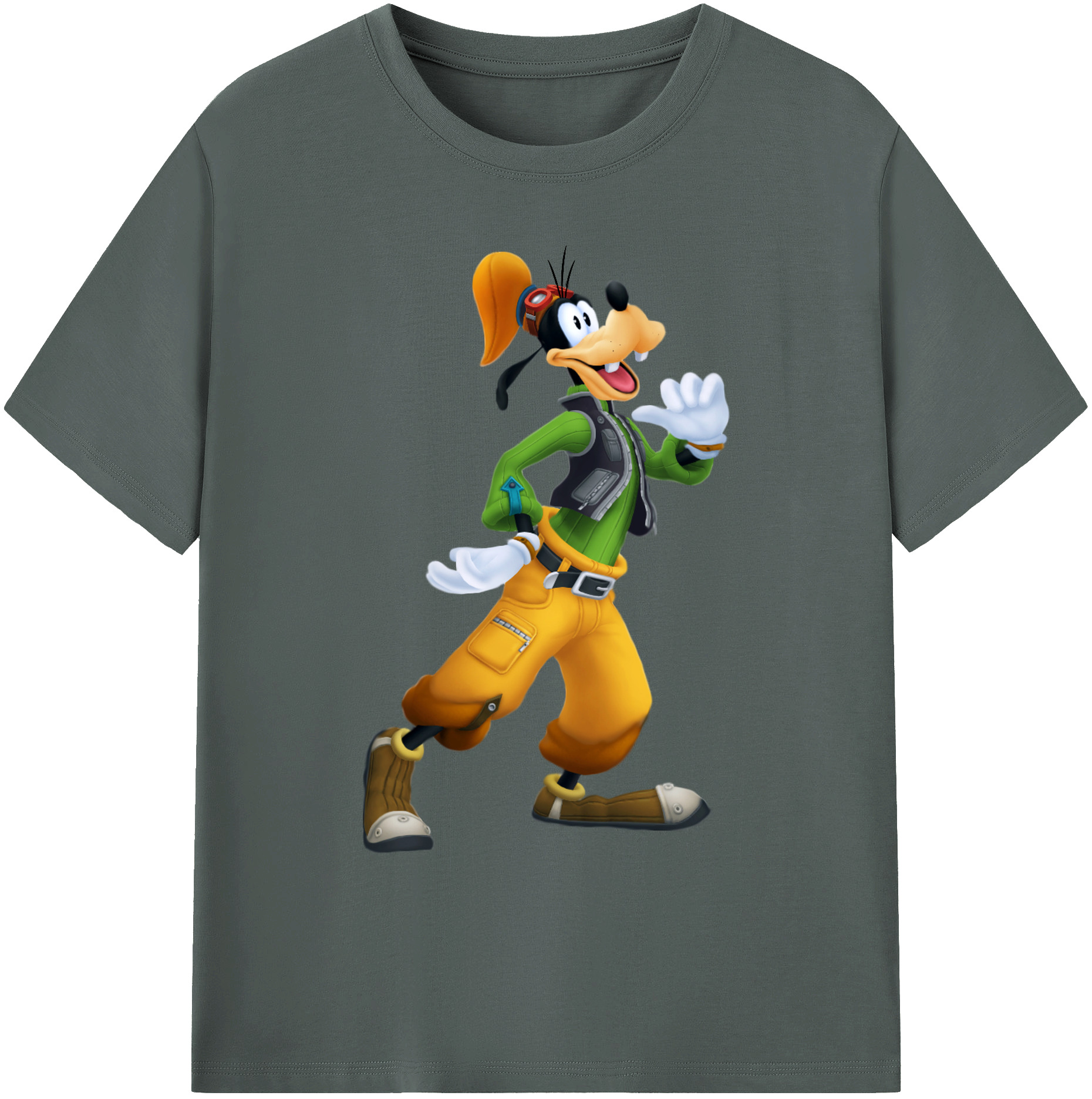 ミッキーマウス Mickey Mouse 綿100％ メンズ半袖Tシャツ｜肌触りやわらか＆通気性